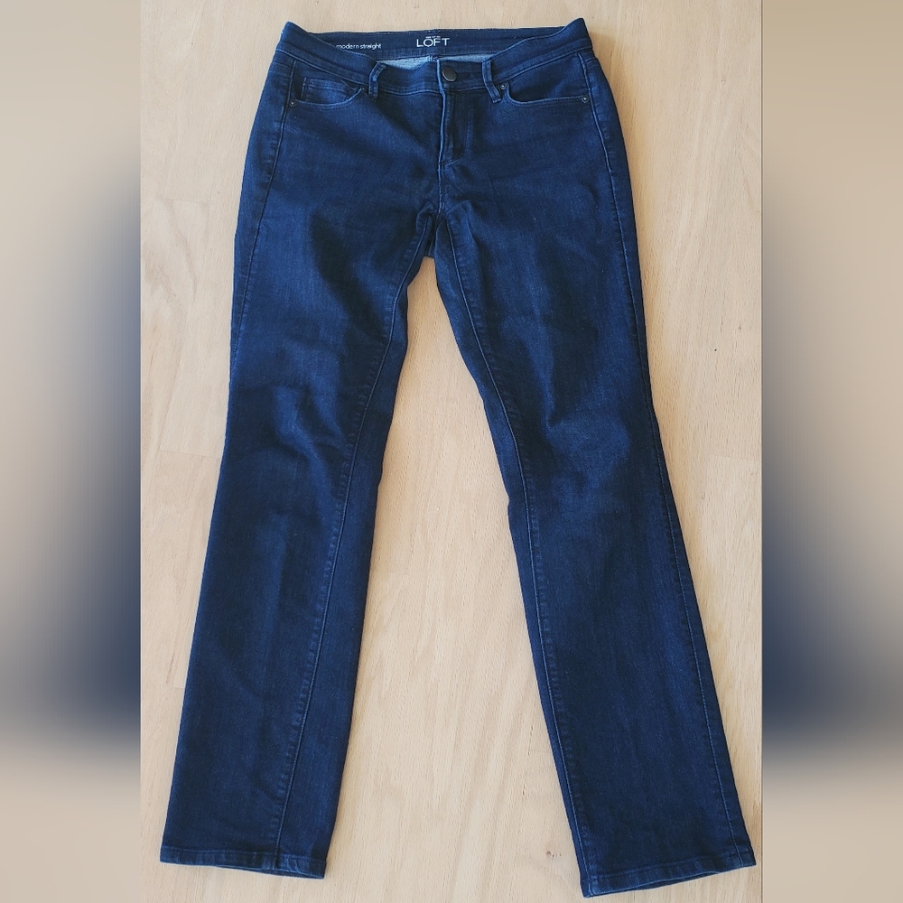 Loft Womens Sttaight Jeans Size 4